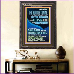 BELOVED THE HOUR IS COMING  Custom Wall Scriptural Art  GWFAVOUR12327  "33x45"