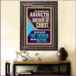ABIDETH IN THE DOCTRINE OF CHRIST  Custom Christian Artwork Portrait  GWFAVOUR12330  