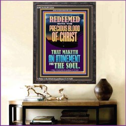 REDEEMED WITH THE PRECIOUS BLOOD OF CHRIST  Custom Wall Décor  GWFAVOUR12334  