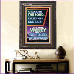 YOUR VALLEY SHALL BE FILLED WITH WATER  Custom Inspiration Bible Verse Portrait  GWFAVOUR12343  