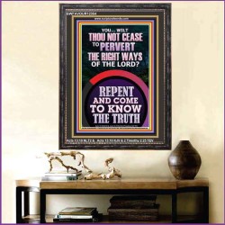 REPENT AND COME TO KNOW THE TRUTH  Large Custom Portrait   GWFAVOUR12354  "33x45"