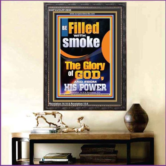 BE FILLED WITH SMOKE THE GLORY OF GOD AND FROM HIS POWER  Church Picture  GWFAVOUR12658  