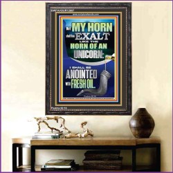 I SHALL BE ANOINTED WITH FRESH OIL  Sanctuary Wall Portrait  GWFAVOUR12687  "33x45"