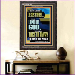 LAMB OF GOD WHICH TAKETH AWAY THE SIN OF THE WORLD  Ultimate Inspirational Wall Art Portrait  GWFAVOUR12943  "33x45"