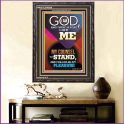 MY COUNSEL SHALL STAND  Ultimate Inspirational Wall Art Portrait  GWFAVOUR9386  "33x45"