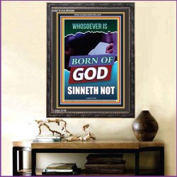 GOD'S CHILDREN DO NOT CONTINUE TO SIN  Righteous Living Christian Portrait  GWFAVOUR9390  "33x45"