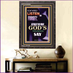 DO WHAT GOD'S TEACHINGS SAY  Children Room Portrait  GWFAVOUR9393  "33x45"