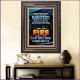 FIRE SHALL TRY EVERY MAN'S WORK  Ultimate Inspirational Wall Art Portrait  GWFAVOUR9990  