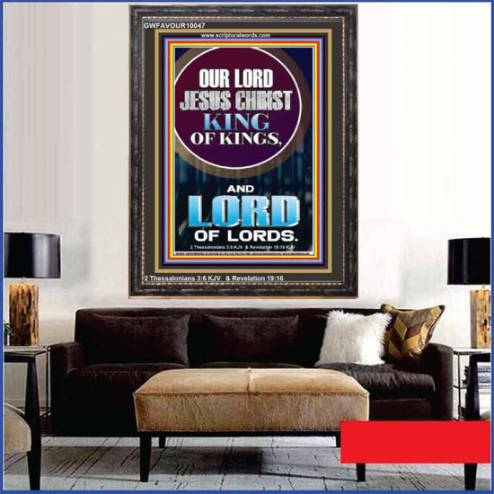 JESUS CHRIST - KING OF KINGS LORD OF LORDS   Bathroom Wall Art  GWFAVOUR10047  