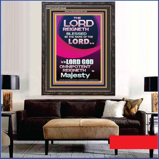THE LORD GOD OMNIPOTENT REIGNETH IN MAJESTY  Wall Décor Prints  GWFAVOUR10048  