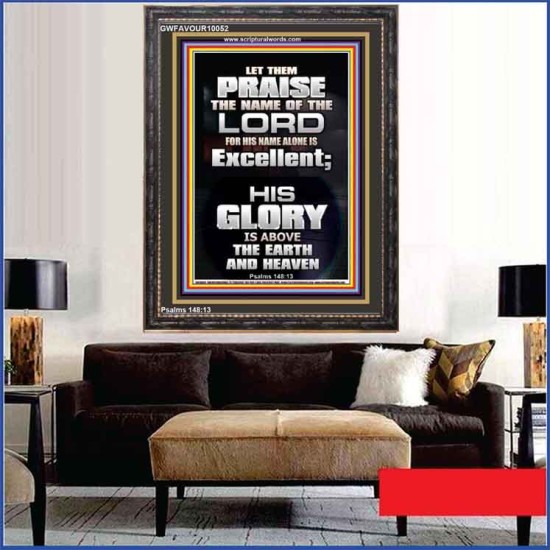 LET THEM PRAISE THE NAME OF THE LORD  Bathroom Wall Art Picture  GWFAVOUR10052  