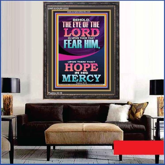 THEY THAT HOPE IN HIS MERCY  Unique Scriptural ArtWork  GWFAVOUR12332  