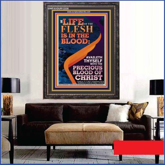 AVAILETH THYSELF WITH THE PRECIOUS BLOOD OF CHRIST  Custom Art and Wall Décor  GWFAVOUR12335  