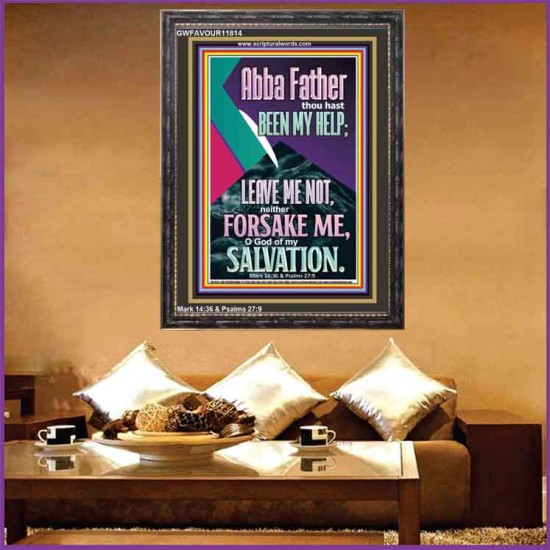ABBA FATHER THOU HAST BEEN OUR HELP IN AGES PAST  Wall Décor  GWFAVOUR11814  