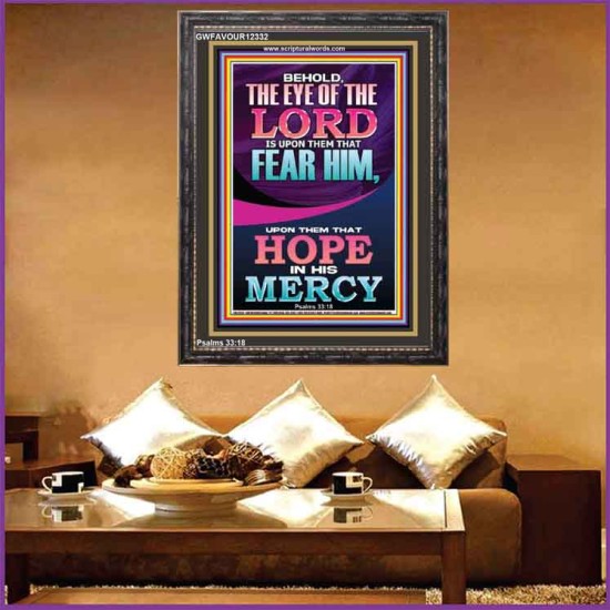 THEY THAT HOPE IN HIS MERCY  Unique Scriptural ArtWork  GWFAVOUR12332  