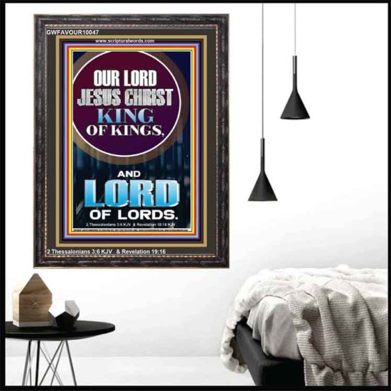 JESUS CHRIST - KING OF KINGS LORD OF LORDS   Bathroom Wall Art  GWFAVOUR10047  