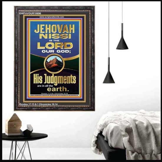 JEHOVAH NISSI IS THE LORD OUR GOD  Christian Paintings  GWFAVOUR10696  
