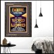 MEDITATE THE WORD OF THE LORD DAY AND NIGHT  Contemporary Christian Wall Art Portrait  GWFAVOUR12202  