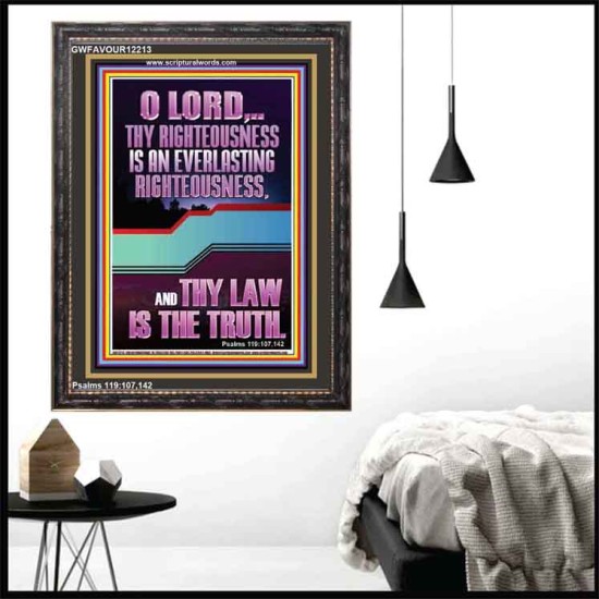THY LAW IS THE TRUTH O LORD  Religious Wall Art   GWFAVOUR12213  