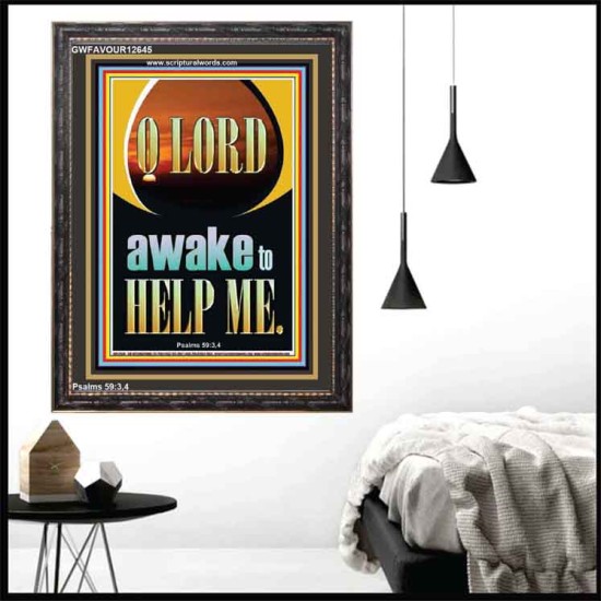 O LORD AWAKE TO HELP ME  Unique Power Bible Portrait  GWFAVOUR12645  