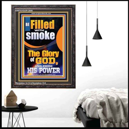 BE FILLED WITH SMOKE THE GLORY OF GOD AND FROM HIS POWER  Church Picture  GWFAVOUR12658  