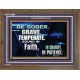 BE SOBER, GRAVE, TEMPERATE AND SOUND IN FAITH  Modern Wall Art  GWF10089  