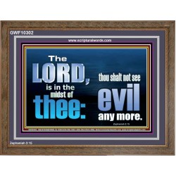 THOU SHALL NOT SEE EVIL ANY MORE  Unique Scriptural ArtWork  GWF10302  "45X33"
