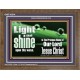 THE LIGHT SHINE UPON THEE  Custom Wall Décor  GWF10314  