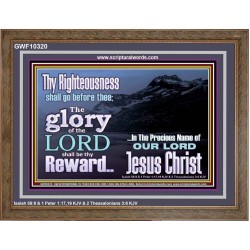 THE GLORY OF THE LORD WILL BE UPON YOU  Custom Inspiration Scriptural Art Wooden Frame  GWF10320  "45X33"