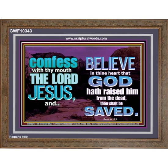 IN CHRIST JESUS IS ULTIMATE DELIVERANCE  Bible Verse for Home Wooden Frame  GWF10343  