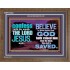 IN CHRIST JESUS IS ULTIMATE DELIVERANCE  Bible Verse for Home Wooden Frame  GWF10343  "45X33"