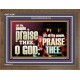 LET ALL THE PEOPLE PRAISE THEE O LORD  Printable Bible Verse to Wooden Frame  GWF10347  