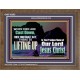 THOU SHALL SAY LIFTING UP  Ultimate Inspirational Wall Art Picture  GWF10353  