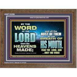 THE BREATH OF HIS MOUTH  Ultimate Power Picture  GWF10356  "45X33"