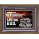 TURN FROM THESE VANITIES TO THE LIVING GOD JEHOVAH  Unique Scriptural Wooden Frame  GWF10363  