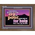BE COMPASSIONATE LISTEN TO THE CRY OF THE POOR   Righteous Living Christian Wooden Frame  GWF10366  "45X33"