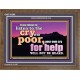 BE COMPASSIONATE LISTEN TO THE CRY OF THE POOR   Righteous Living Christian Wooden Frame  GWF10366  