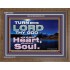 TURN UNTO THE LORD WITH ALL THINE HEART  Unique Scriptural Wooden Frame  GWF10372  "45X33"