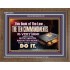 KEEP THE TEN COMMANDMENTS FERVENTLY  Ultimate Power Wooden Frame  GWF10374  "45X33"