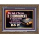 KEEP THE TEN COMMANDMENTS FERVENTLY  Ultimate Power Wooden Frame  GWF10374  