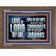 WALK IN ALL THE WAYS OF THE LORD  Righteous Living Christian Wooden Frame  GWF10375  