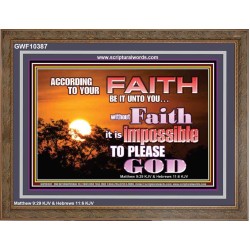 ACCORDING TO YOUR FAITH BE IT UNTO YOU  Children Room  GWF10387  