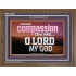 HAVE COMPASSION ON ME O LORD MY GOD  Ultimate Inspirational Wall Art Wooden Frame  GWF10389  "45X33"