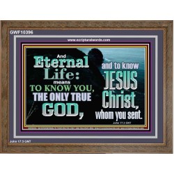 ETERNAL LIFE ONLY THROUGH CHRIST JESUS  Children Room  GWF10396  "45X33"