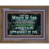 UNGODLINESS AND UNRIGHTEOUSNESS OUTLAW IN ETERNITY  Righteous Living Christian Wooden Frame  GWF10402  "45X33"