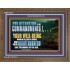 LET YOUR RIGHTEOUSNESS BE LIKE THE WAVES OF THE SEA  Church Wooden Frame  GWF10413  "45X33"