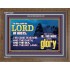 I WILL FILL THIS HOUSE WITH GLORY  Righteous Living Christian Wooden Frame  GWF10420  "45X33"
