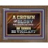 CROWN OF GLORY FOR OVERCOMERS  Scriptures Décor Wall Art  GWF10440  "45X33"