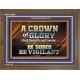 CROWN OF GLORY FOR OVERCOMERS  Scriptures Décor Wall Art  GWF10440  