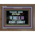 THANKING GOD ALWAYS OPENS GREATER DOOR  Scriptural Décor Wooden Frame  GWF10442  "45X33"